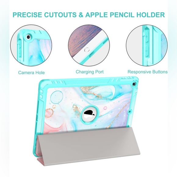 New Full Body Protective Filio Smart case Cover with Wake/Sleep Feature for iPad - Picture 8 of 8